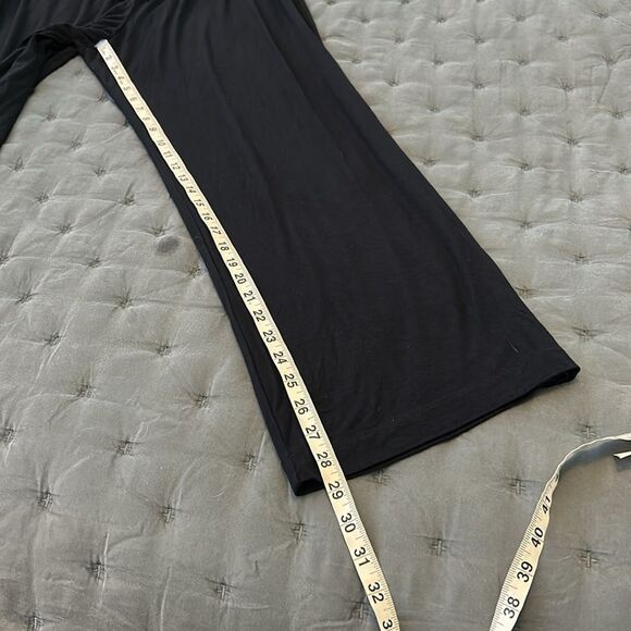 NWT Andie The Wide Leg Pants Black Size Large - Picture 7 of 10